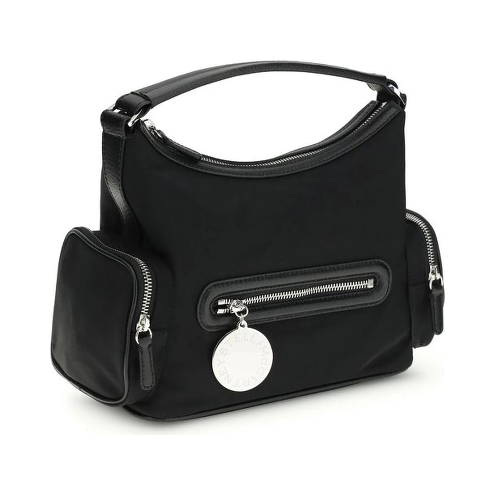 Black Other Fibres Shoulder Bag