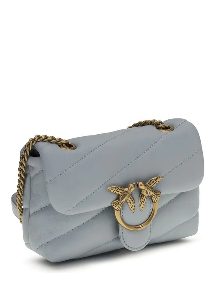 Light Blue Calf Leather Bos Taurus Shoulder Bag alternative