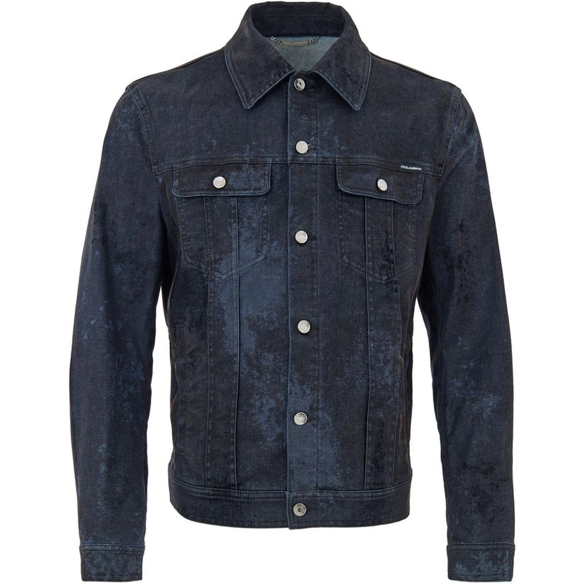 Gray Cotton Mini Skirt