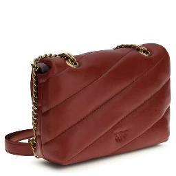 Bordeaux Calf Leather Bos Taurus Shoulder Bag