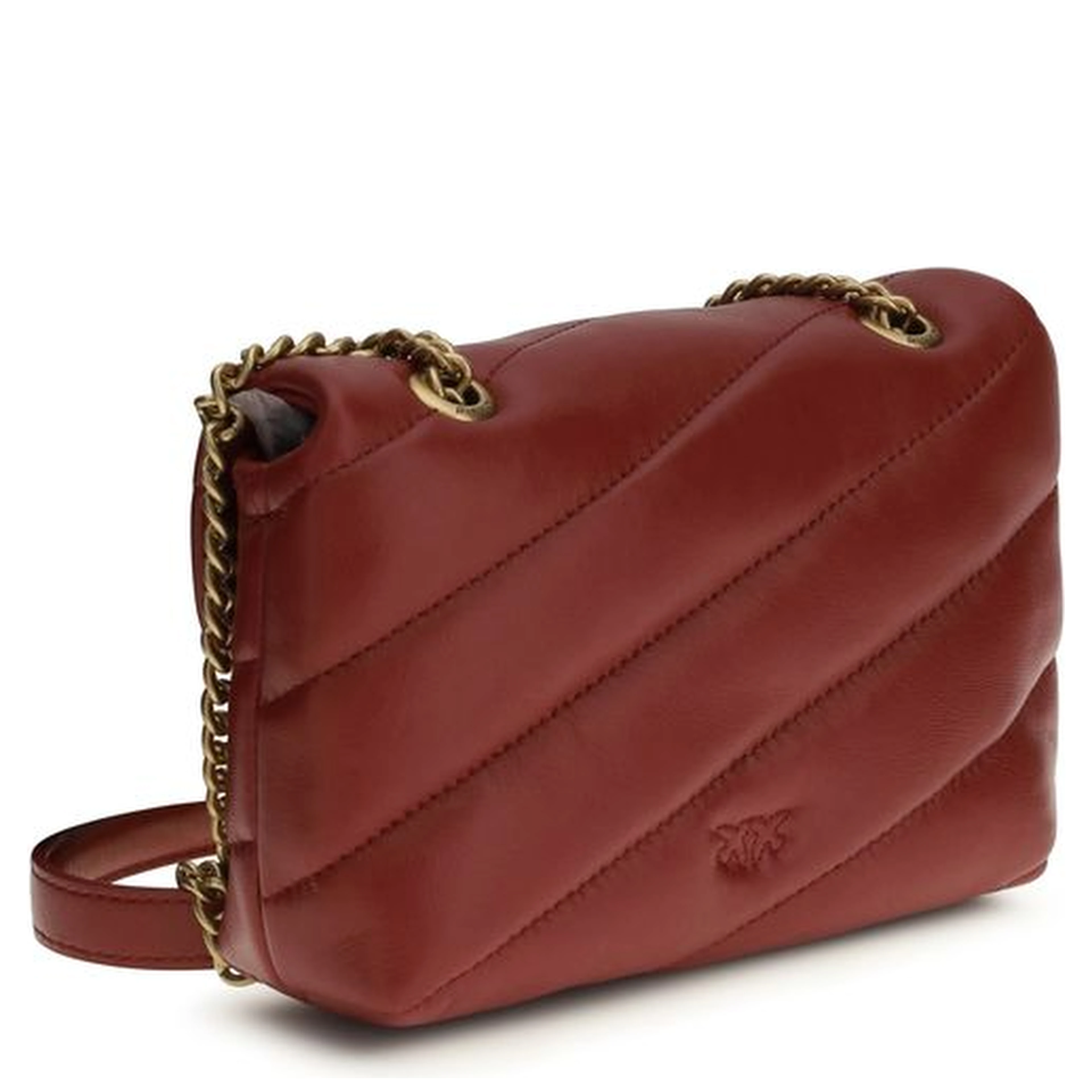 Bordeaux Calf Leather Bos Taurus Shoulder Bag