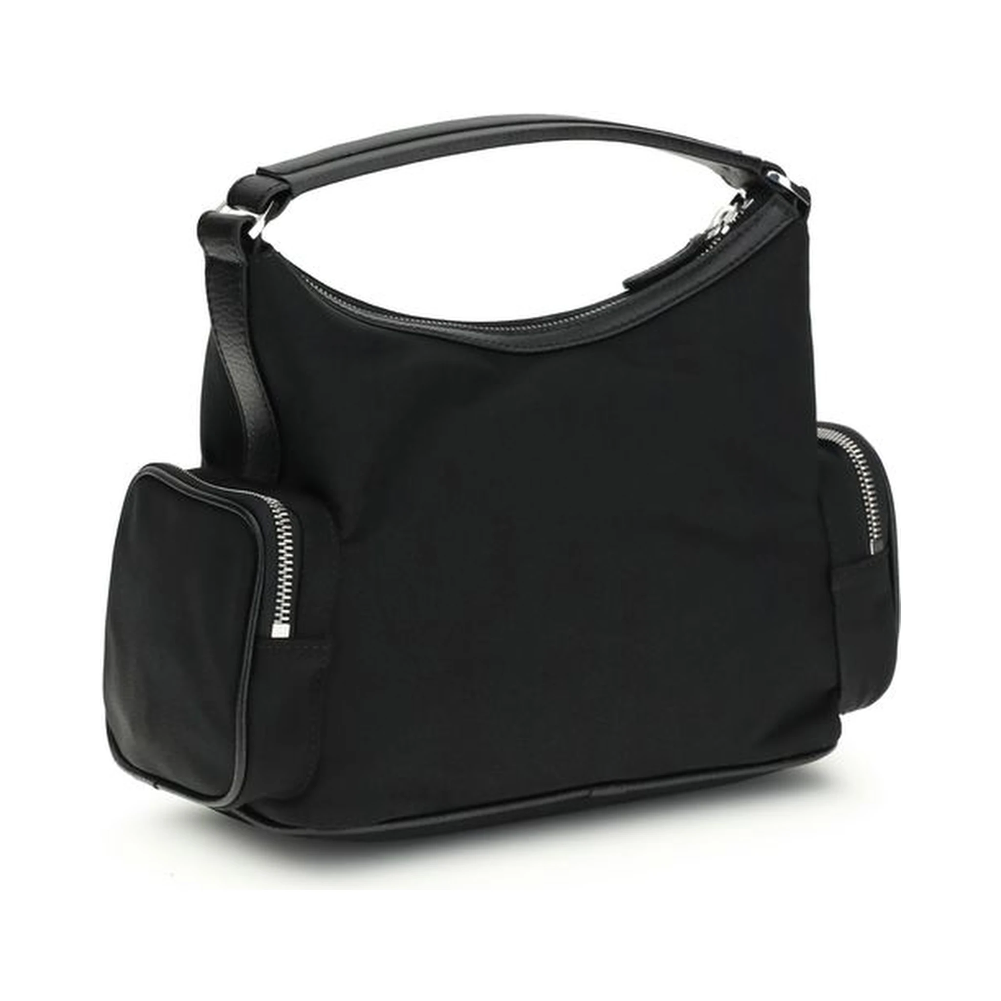 Black Other Fibres Shoulder Bag