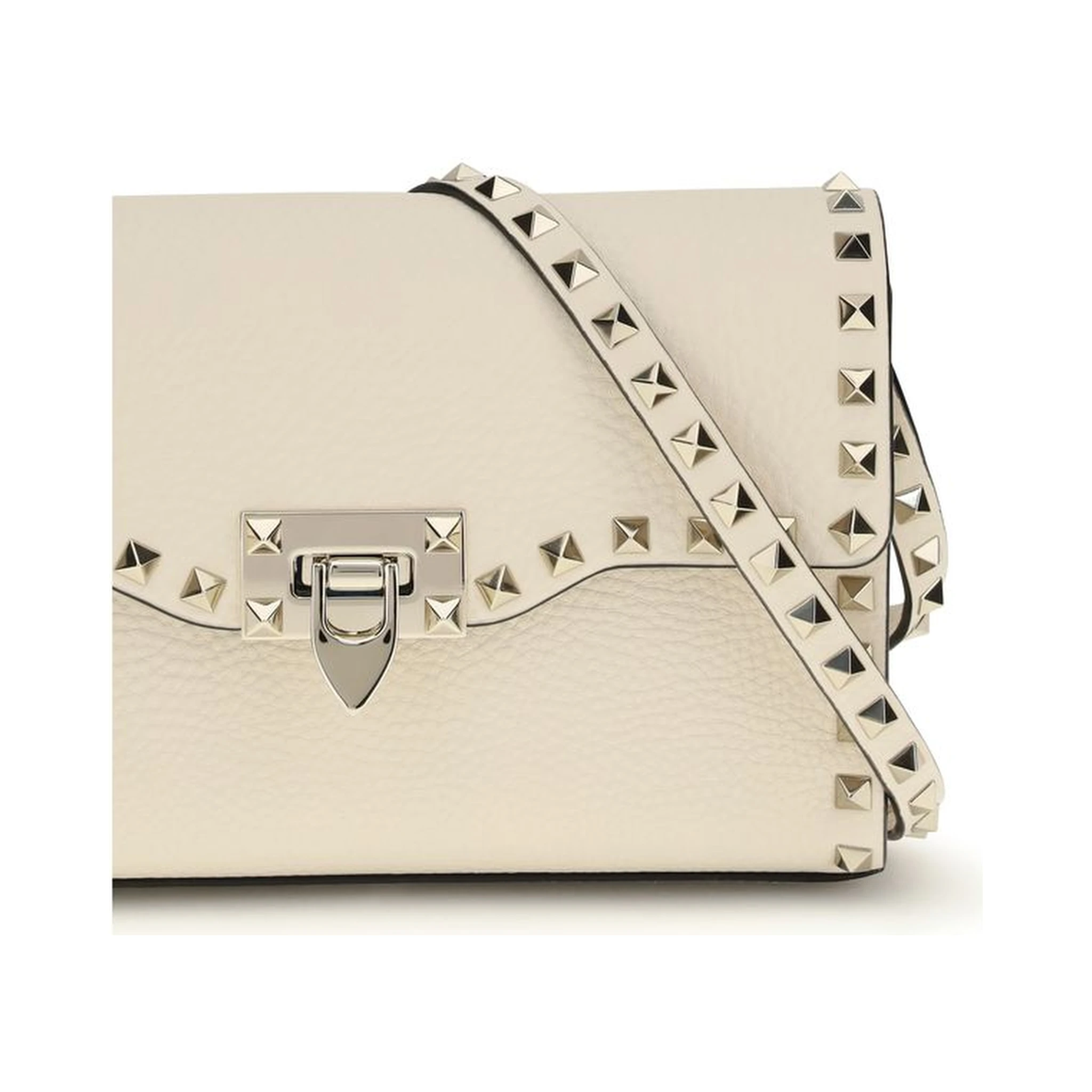 حقيبة كتف بوس توروس من جلد العجل البيج