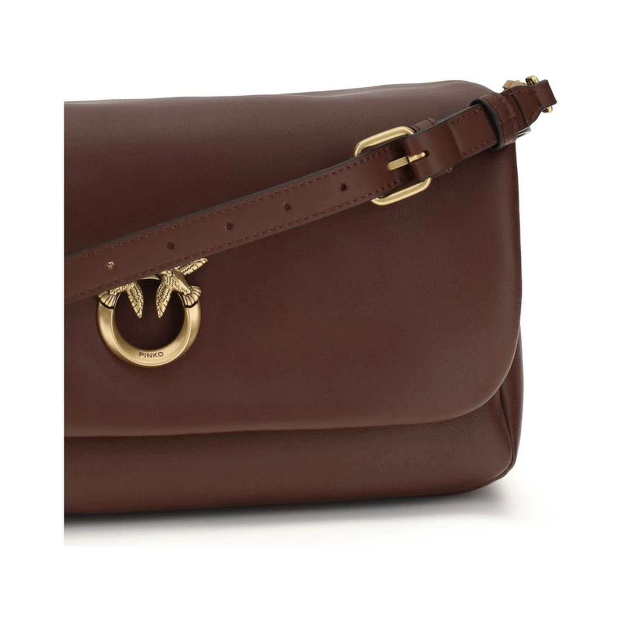 Brown Calf Leather Bos Taurus Shoulder Bag