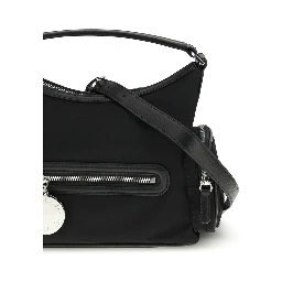 Black Other Fibres Shoulder Bag