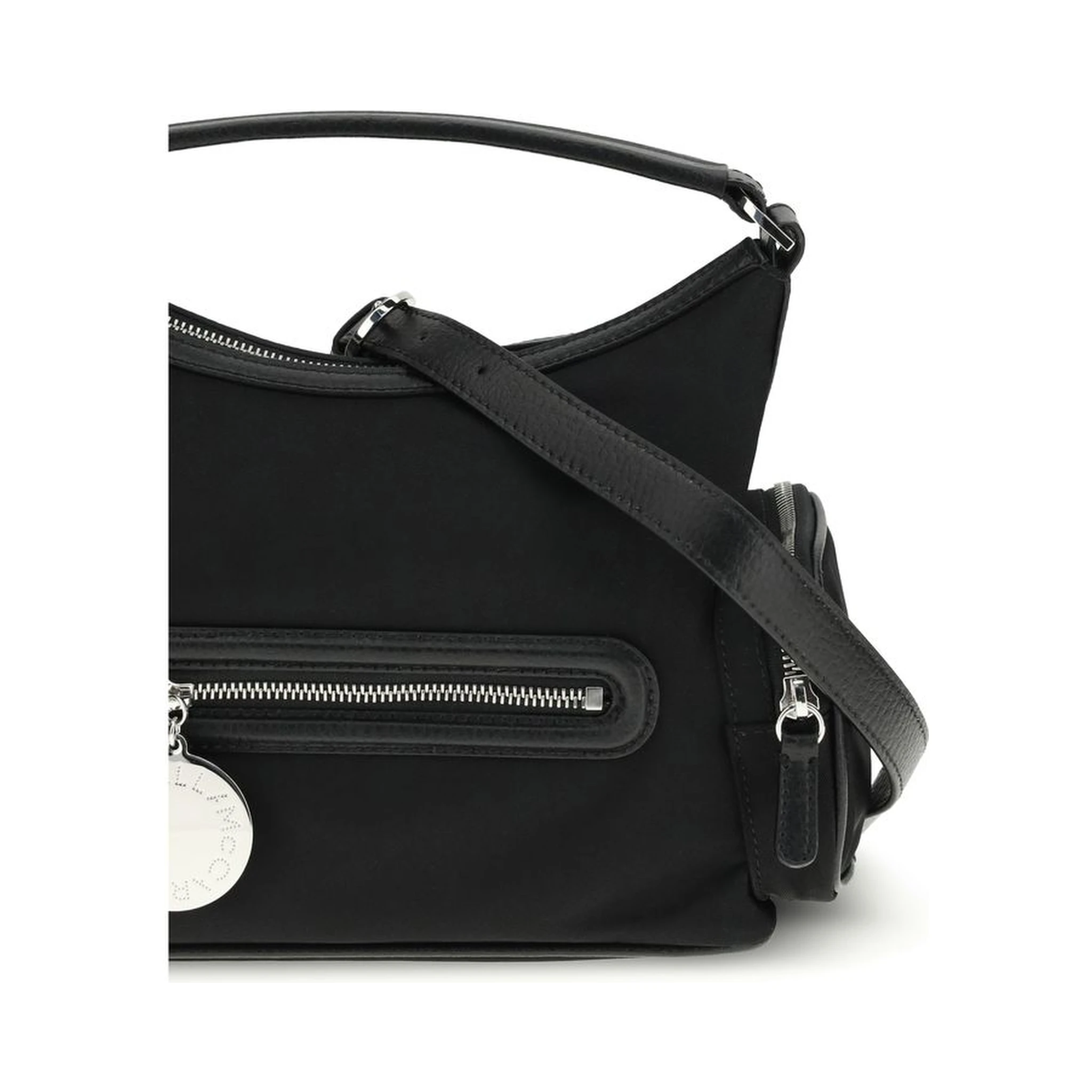 Black Other Fibres Shoulder Bag