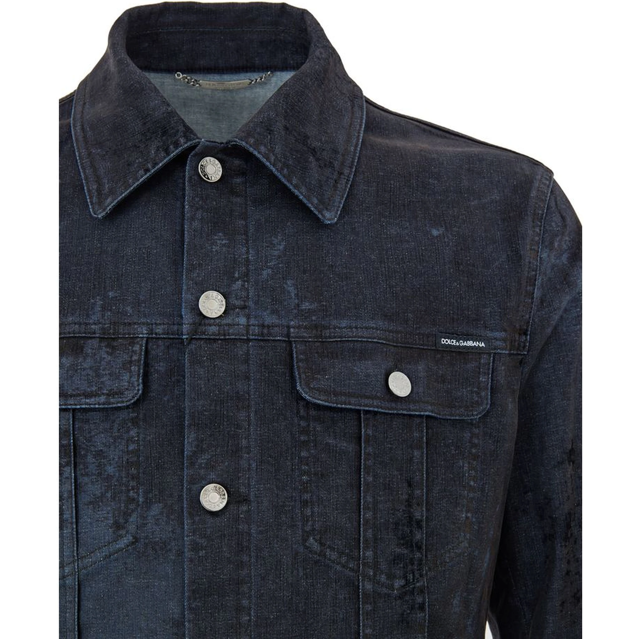 Gray Cotton Mini Skirt