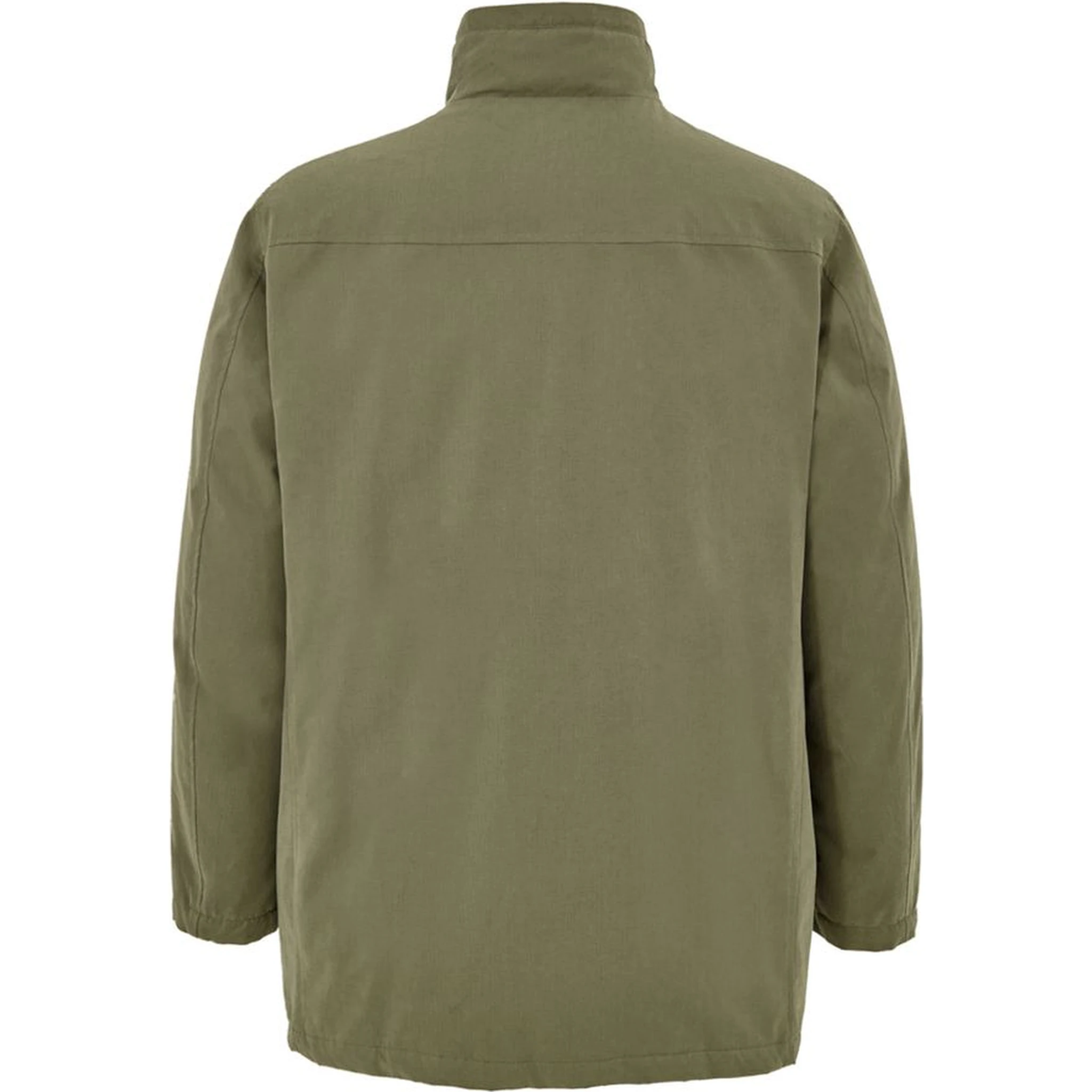Green Polyester Coat