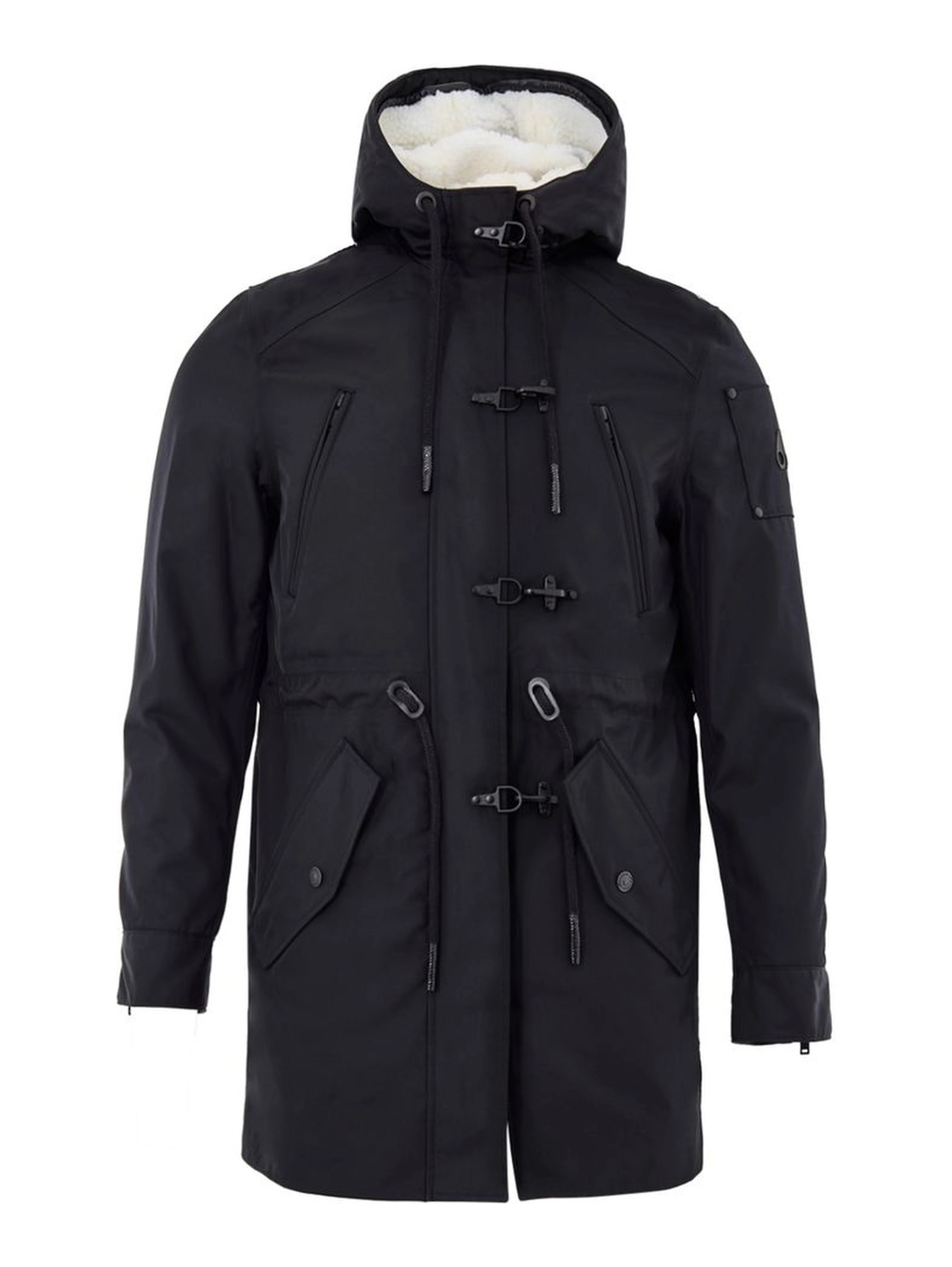 Blue Nylon Parka