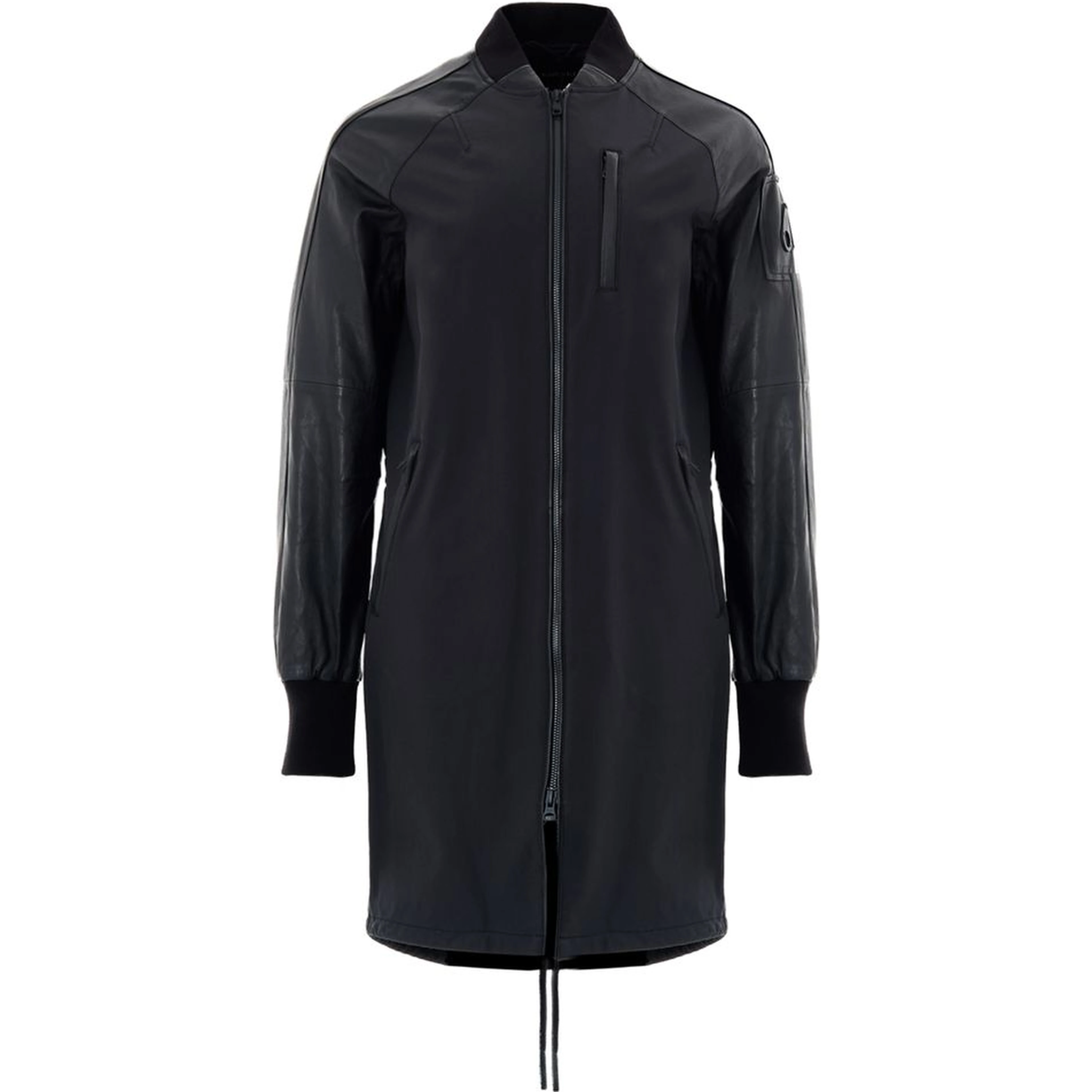 Black Cotton Parka