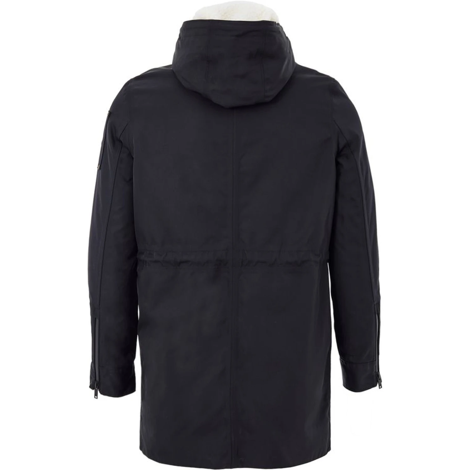 Blue Nylon Parka