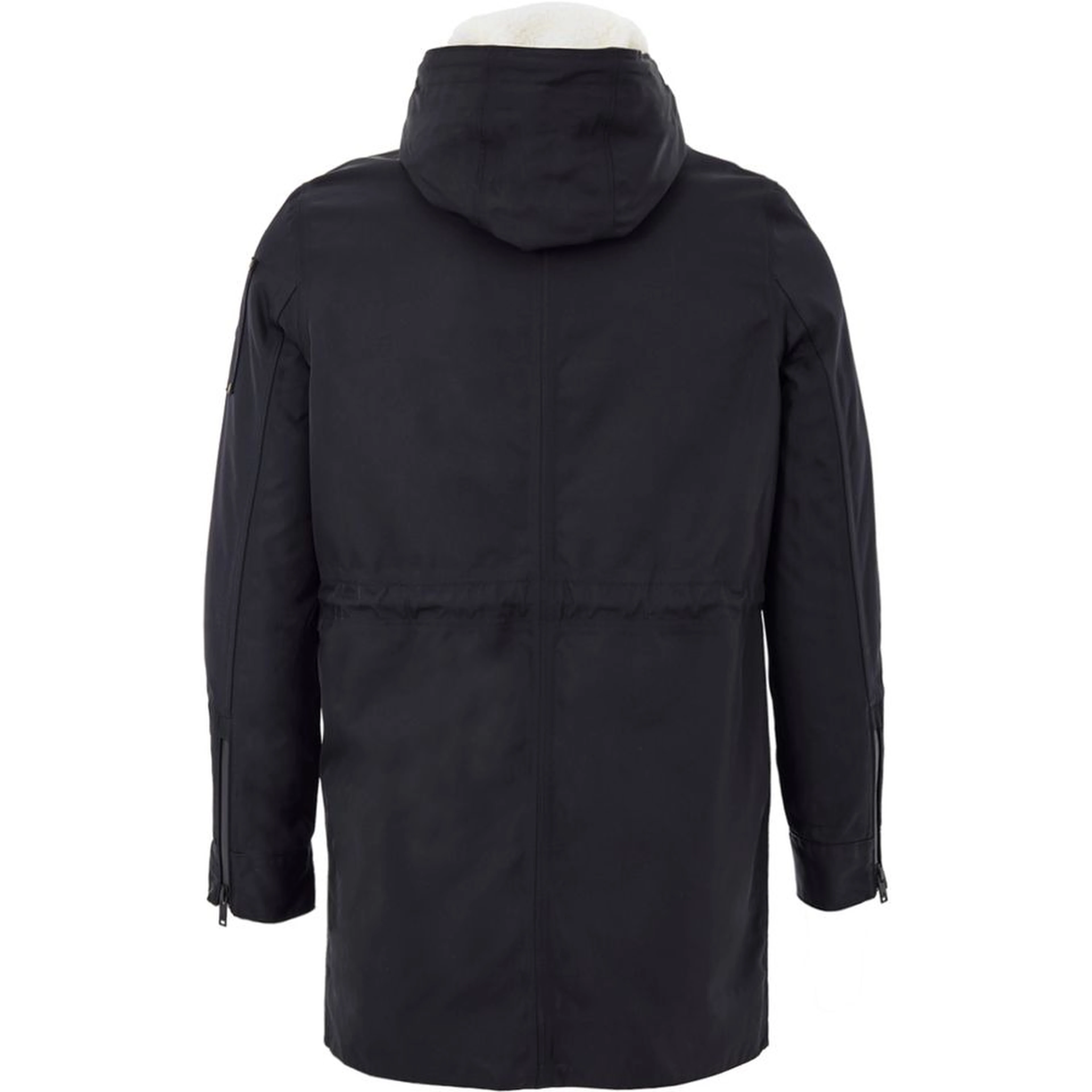 Blue Nylon Parka