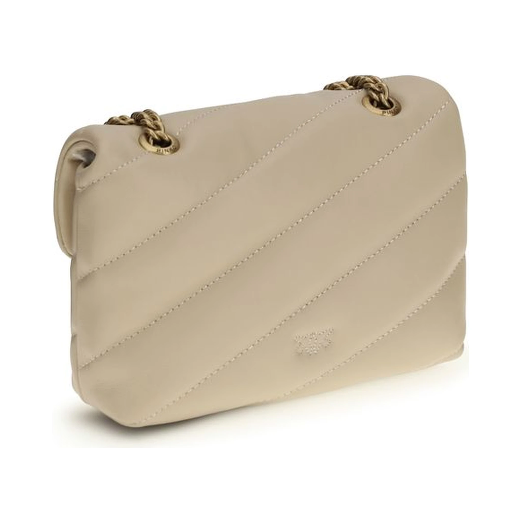 حقيبة كتف بوس توروس من جلد العجل البيج