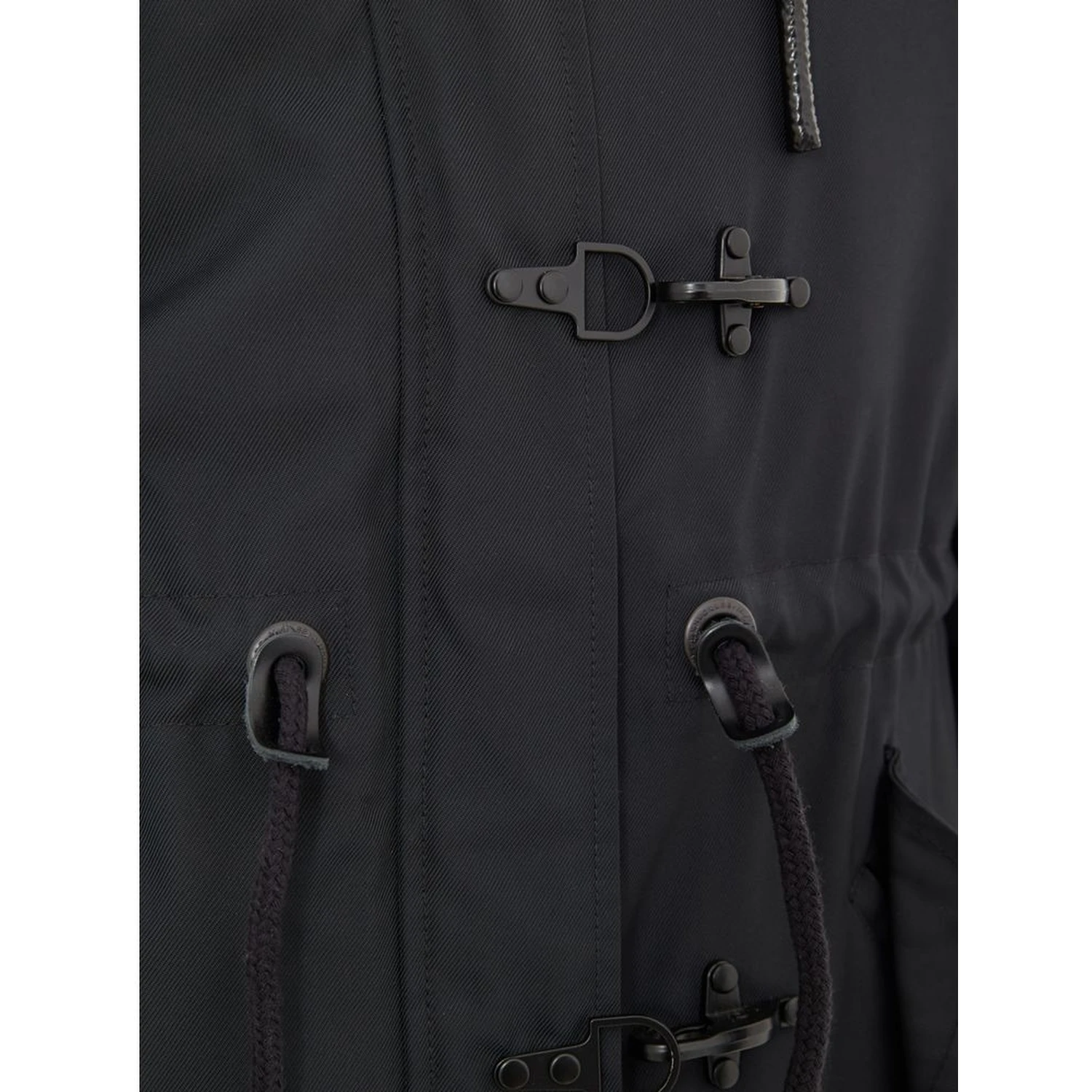 Blue Nylon Parka