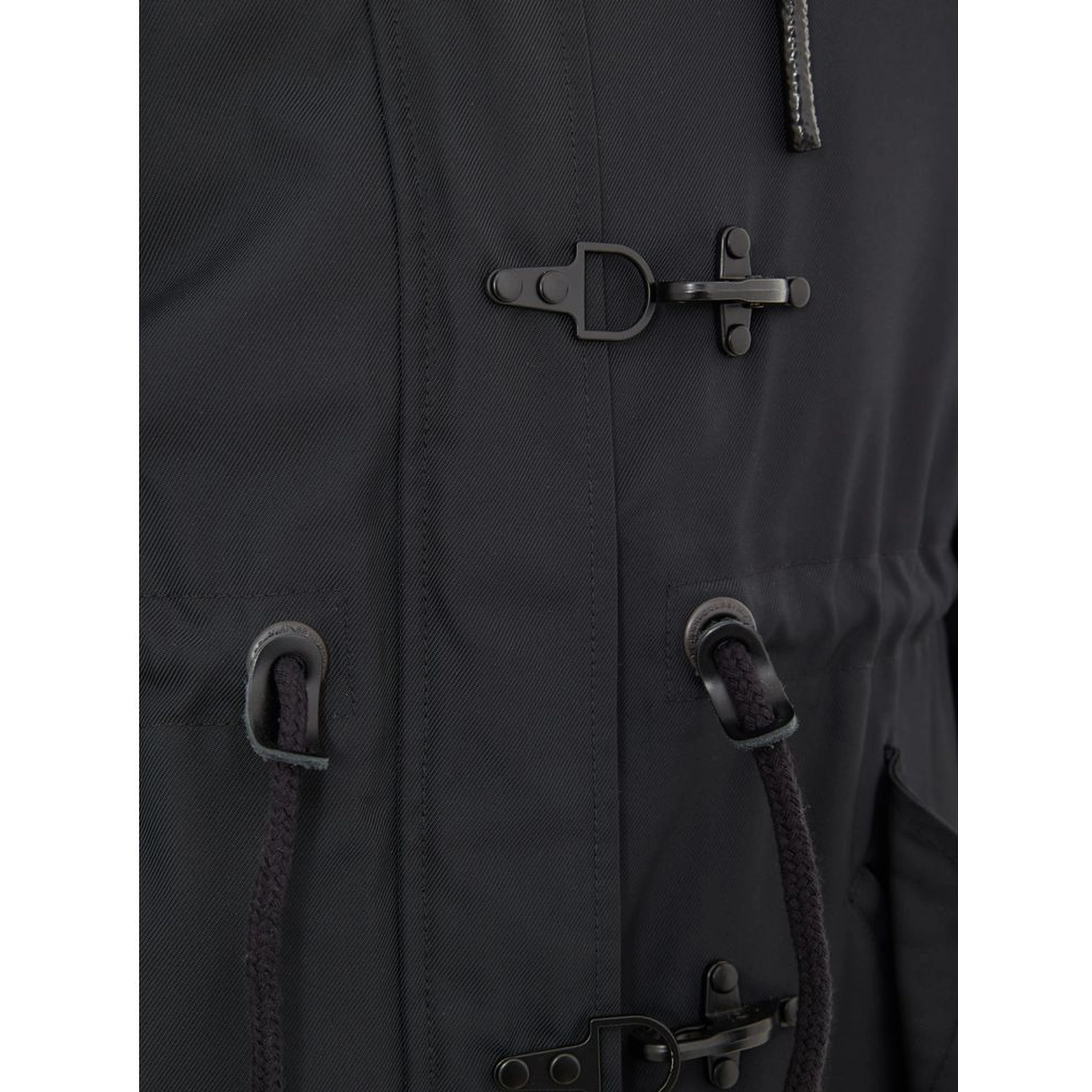 Blue Nylon Parka