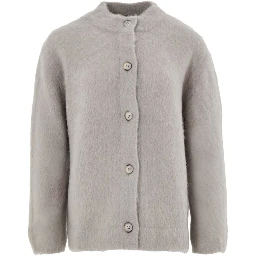 Beige Wool Cardigan