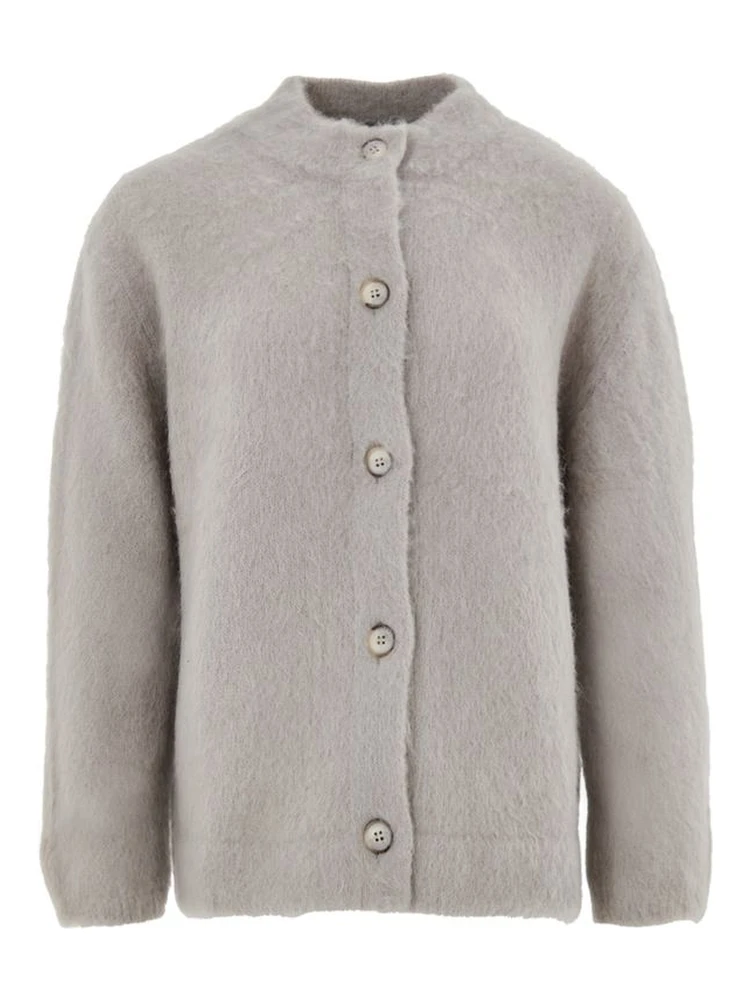 Beige Wool Cardigan