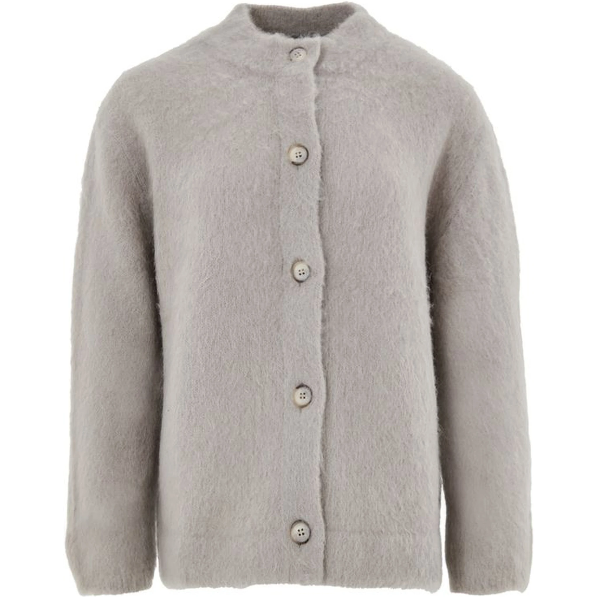 Beige Wool Cardigan