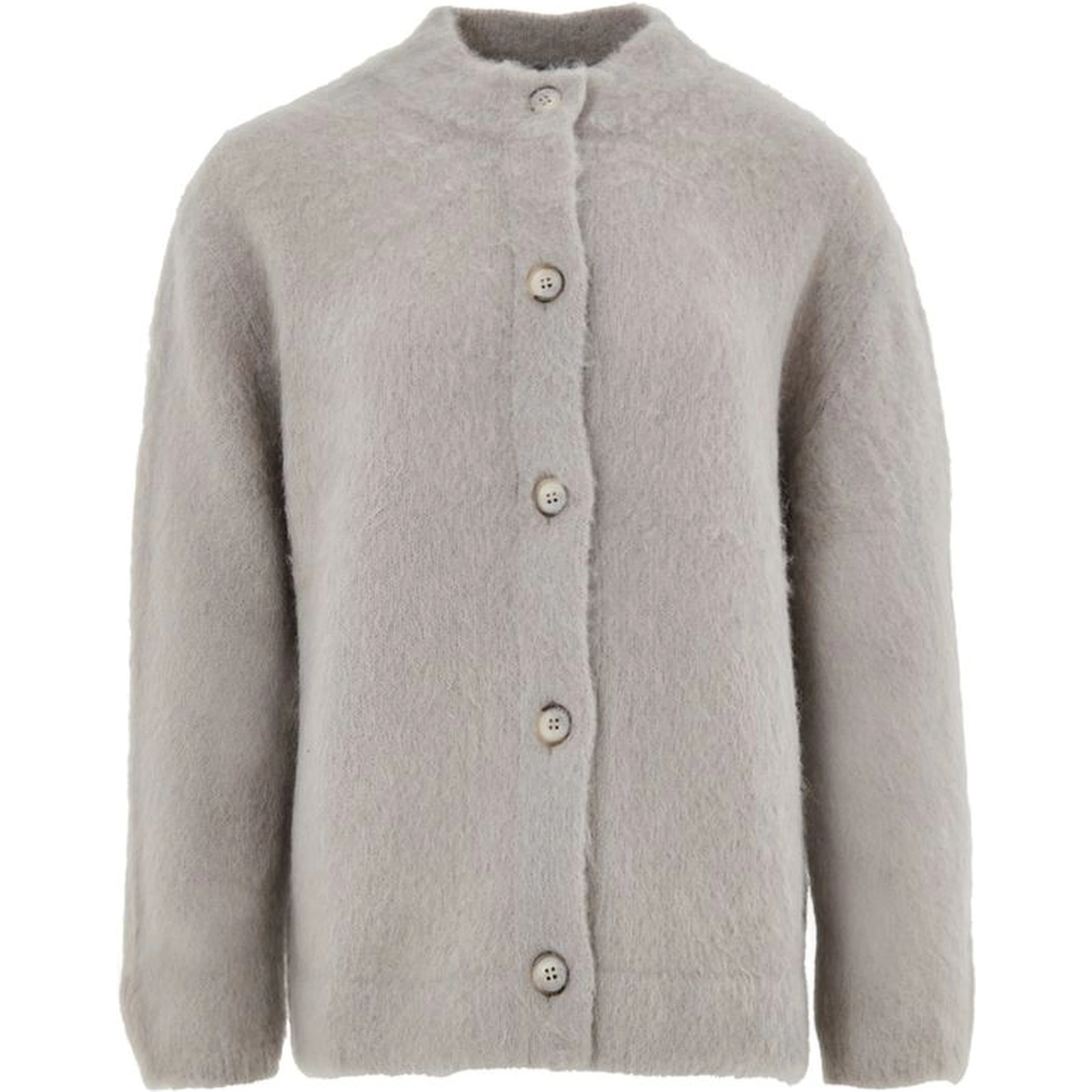 Beige Wool Cardigan