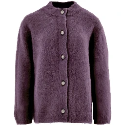 Bordeaux Wool Cardigan