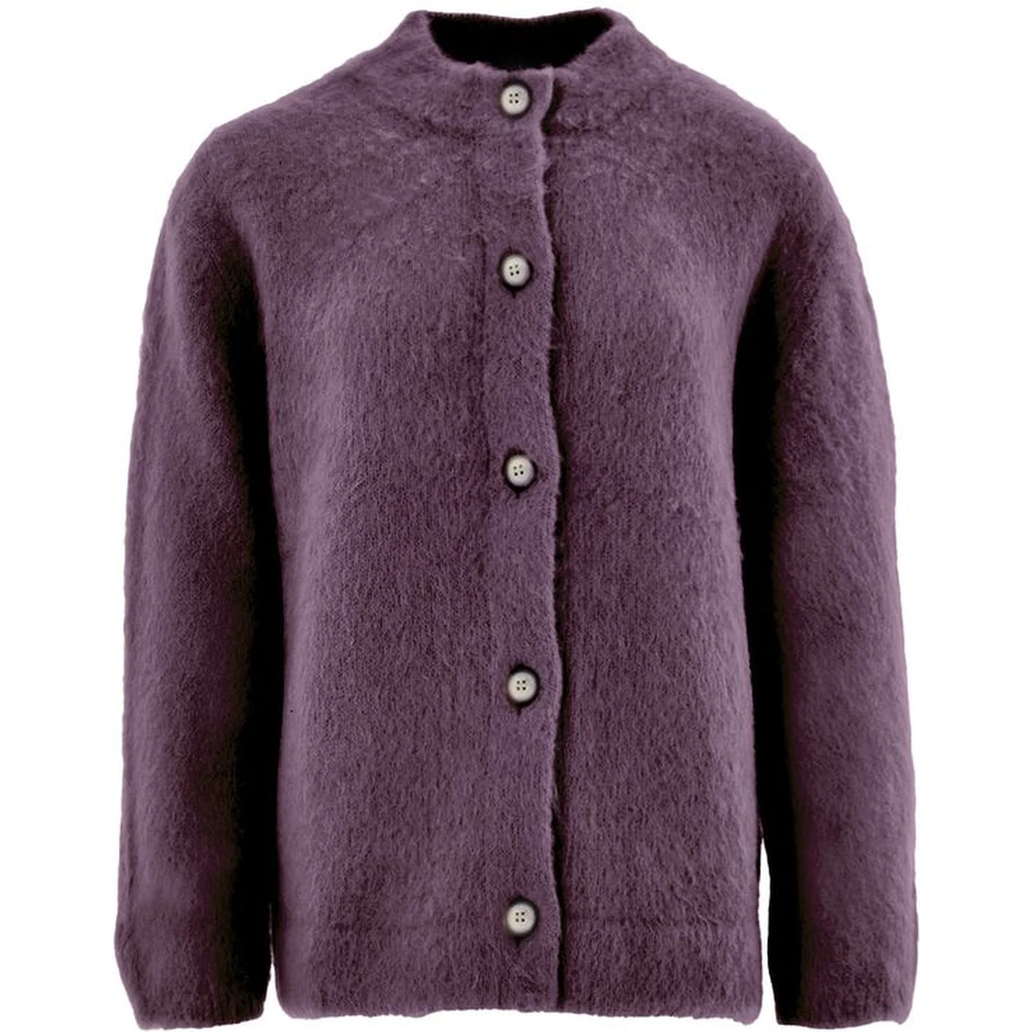 Bordeaux Wool Cardigan