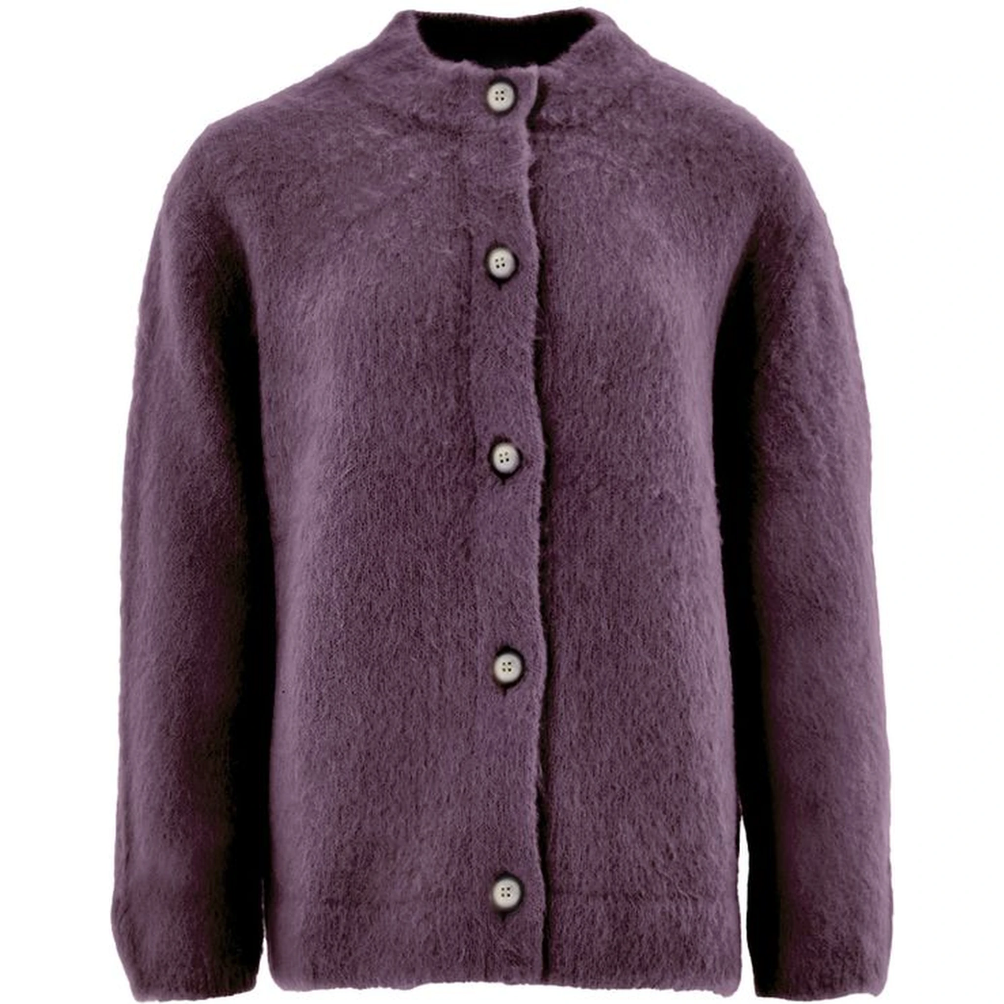 Bordeaux Wool Cardigan