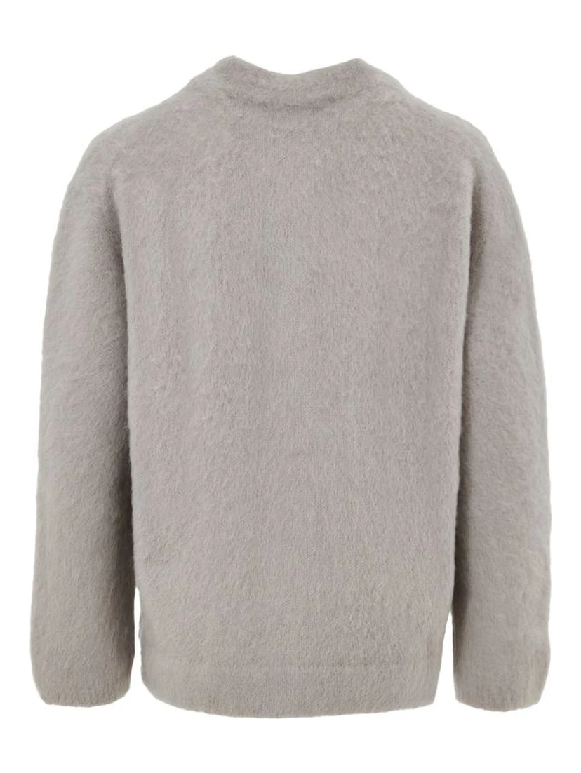 Beige Wool Cardigan