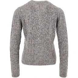 Gray Wool Cardigan