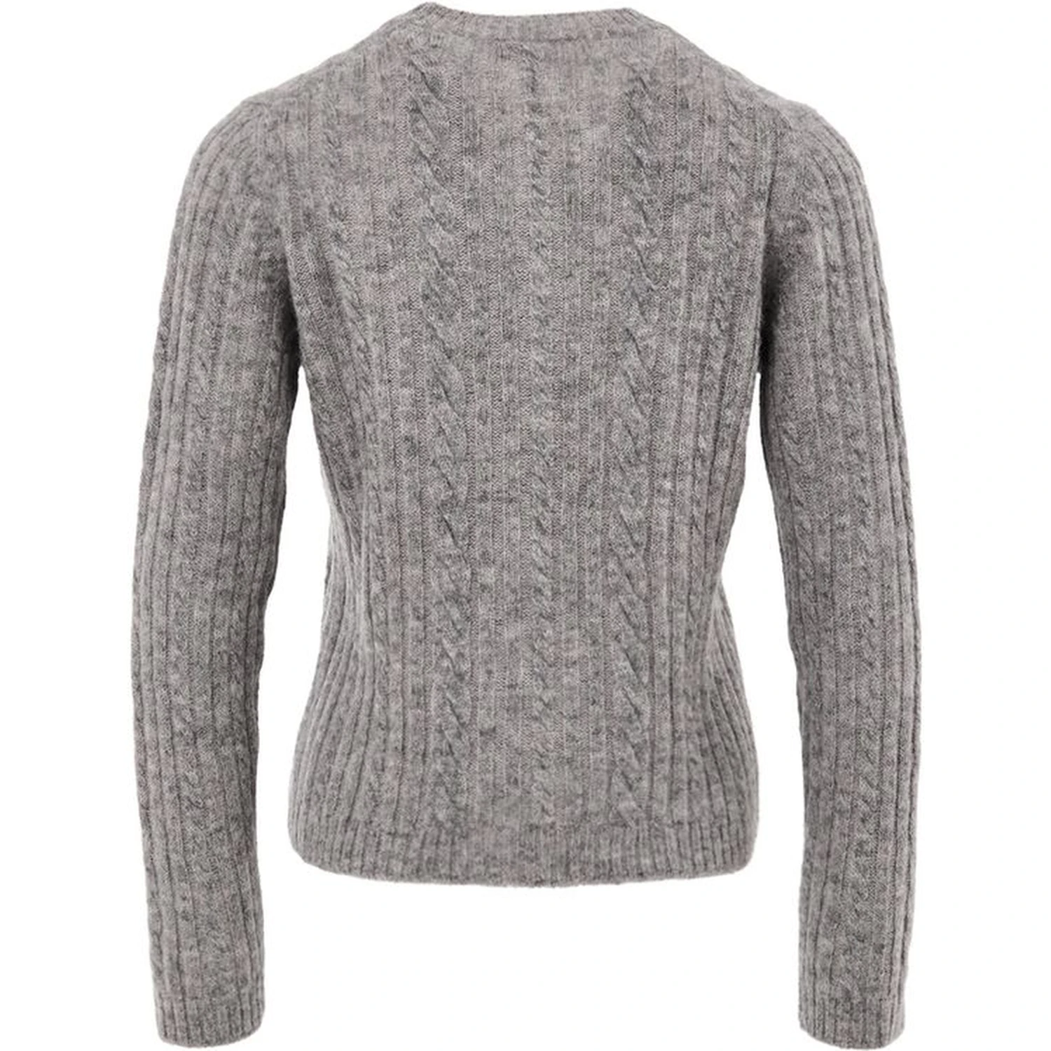 Gray Wool Cardigan