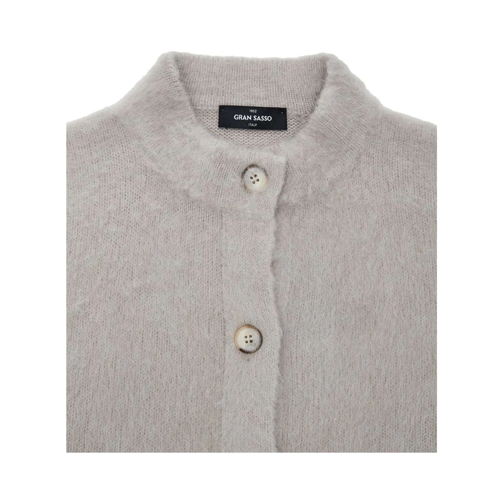 Beige Wool Cardigan