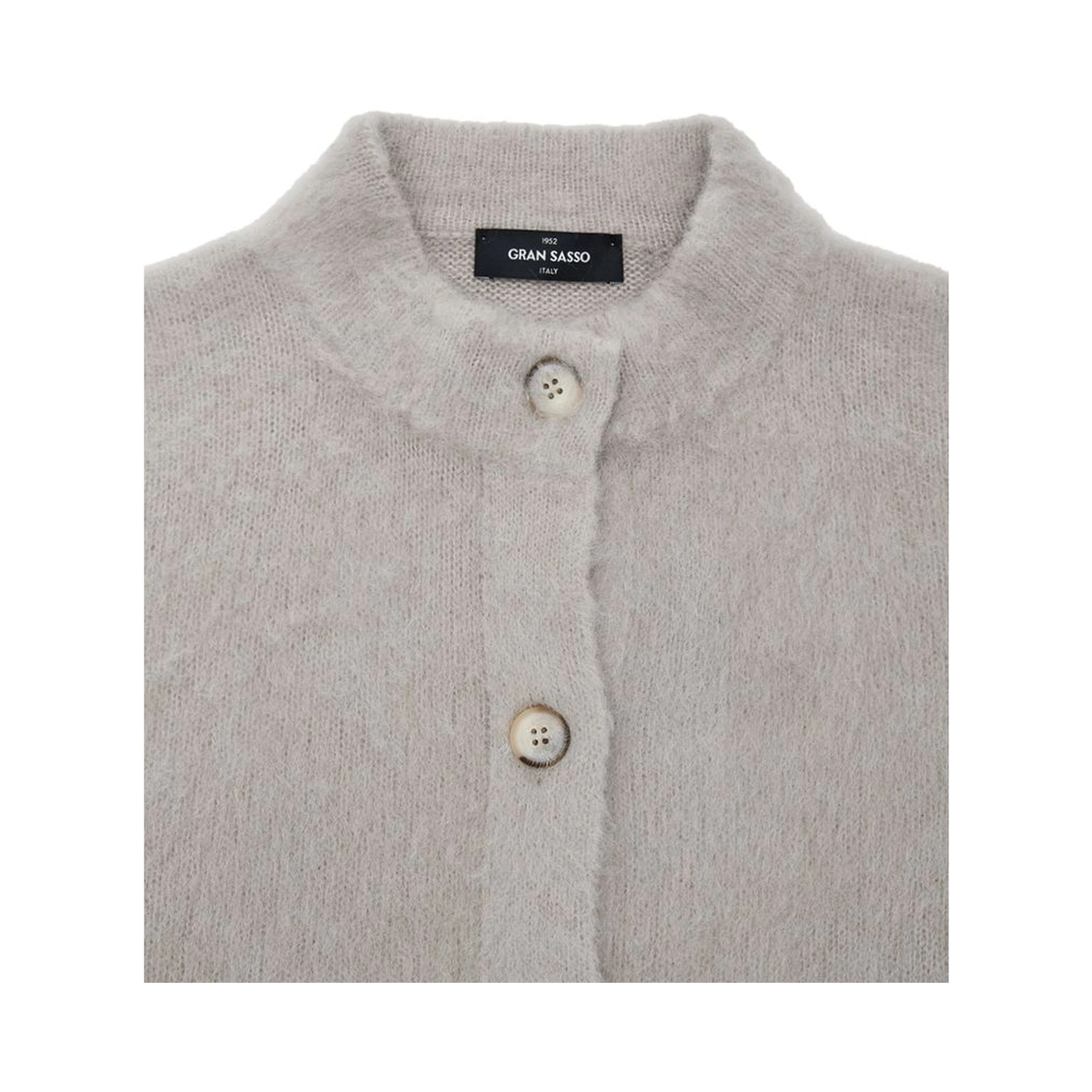 Beige Wool Cardigan