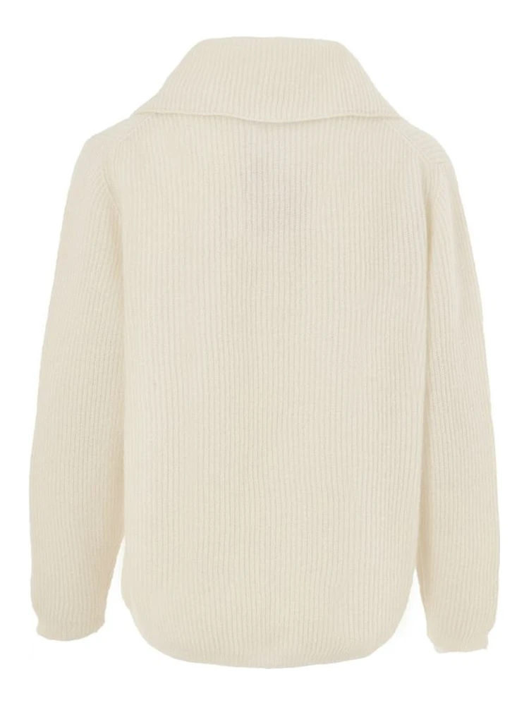 White Wool Polo Shirt alternative