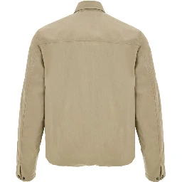 Beige Polyester Coat