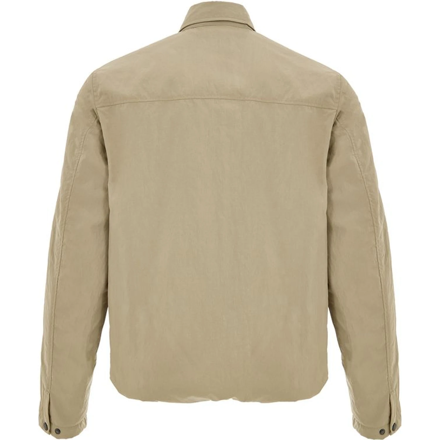 Beige Polyester Coat
