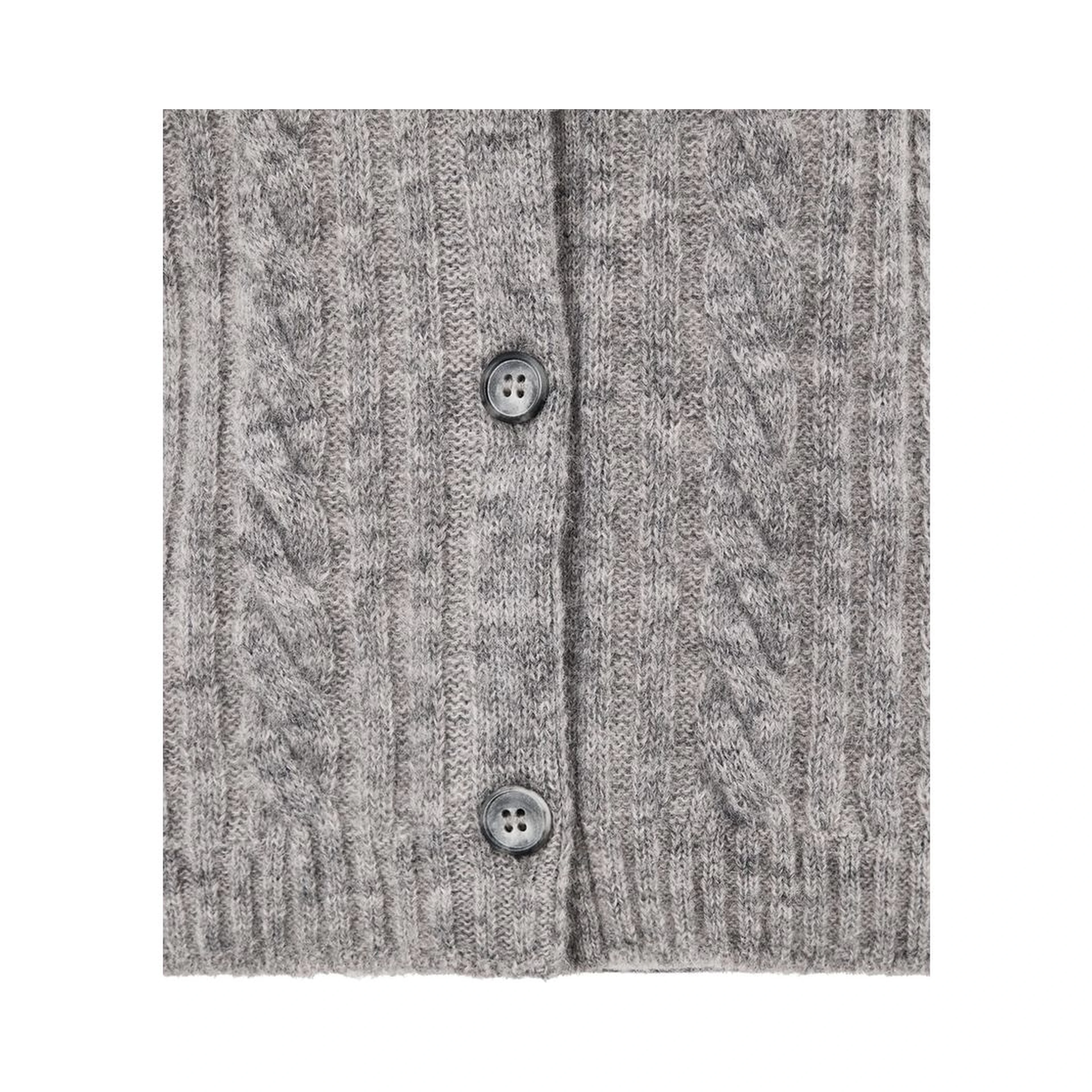 كارديجان صوف رمادي
