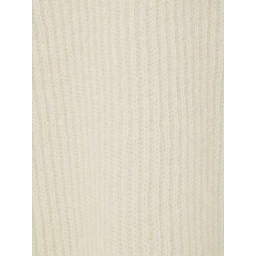 White Wool Polo Shirt