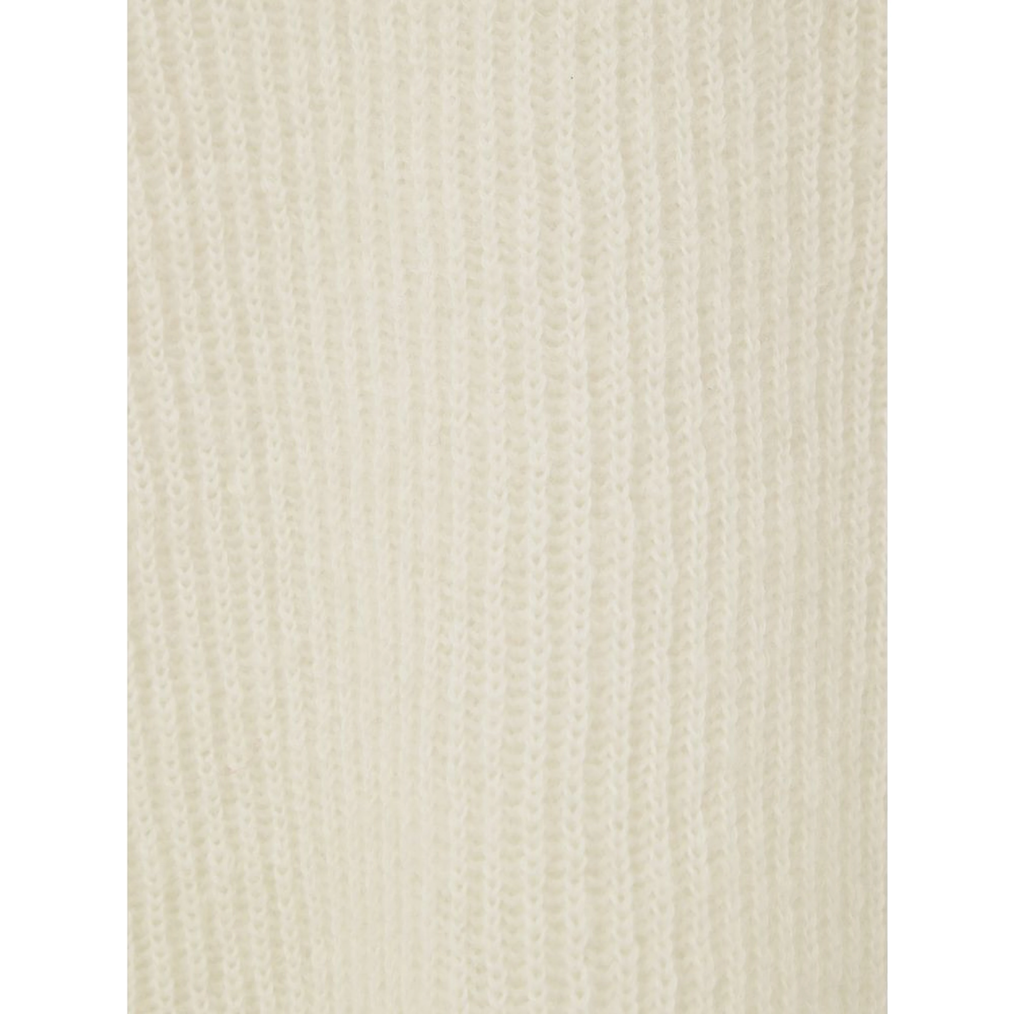 White Wool Polo Shirt