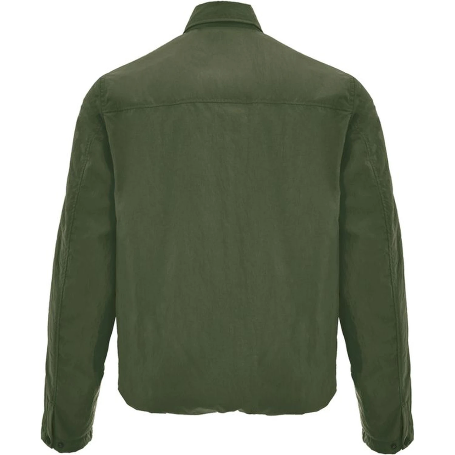 Green Polyester Coat