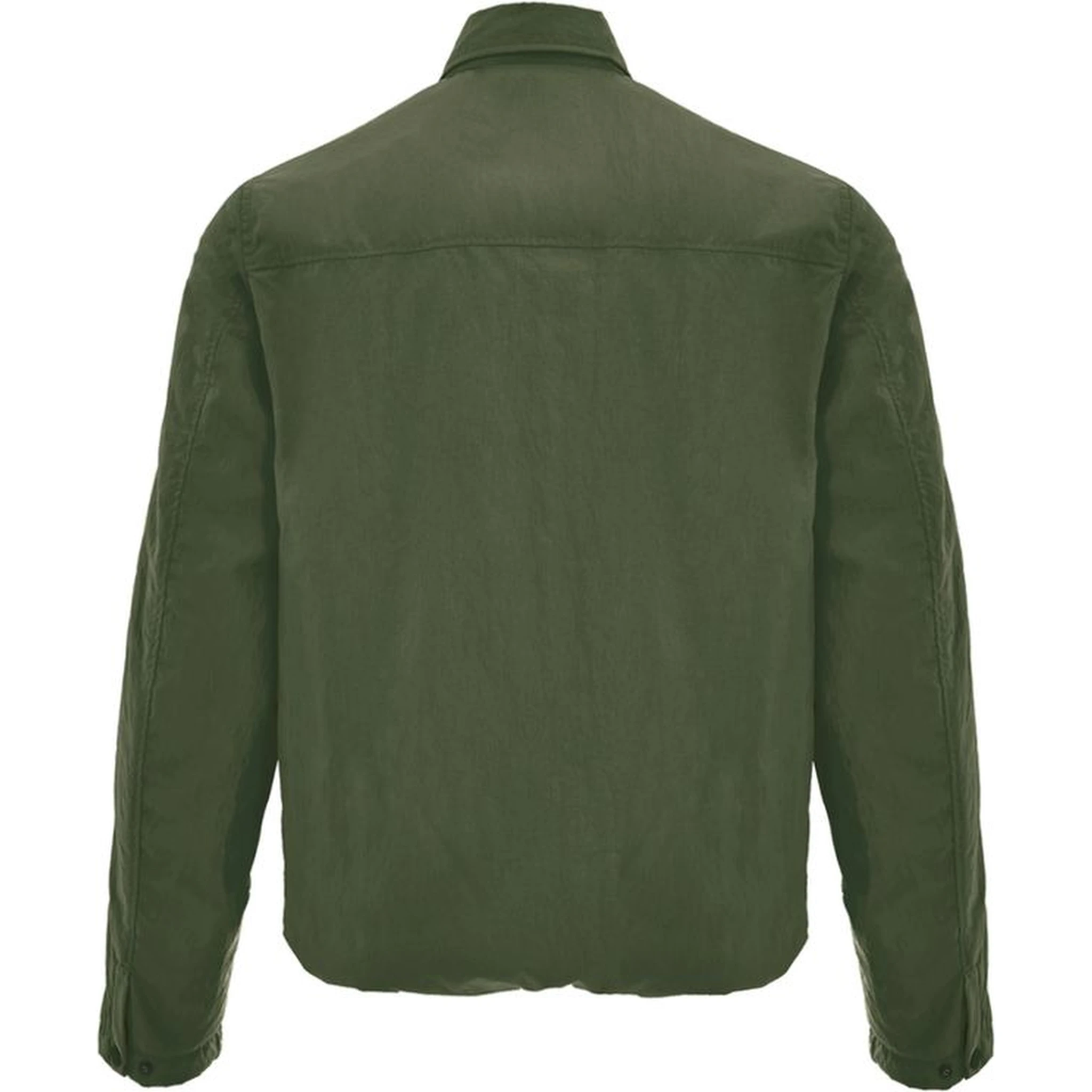 Green Polyester Coat