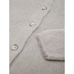 Beige Wool Cardigan