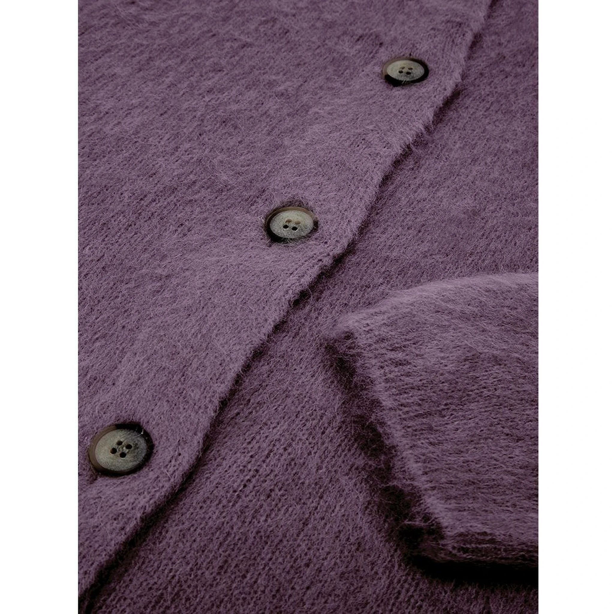 Bordeaux Wool Cardigan