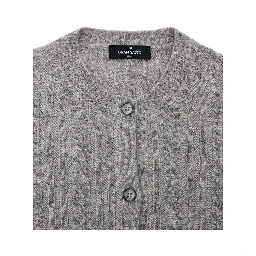 Gray Wool Cardigan