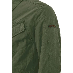 Green Polyester Coat