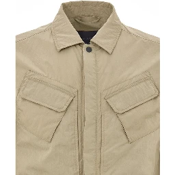 Beige Polyester Coat