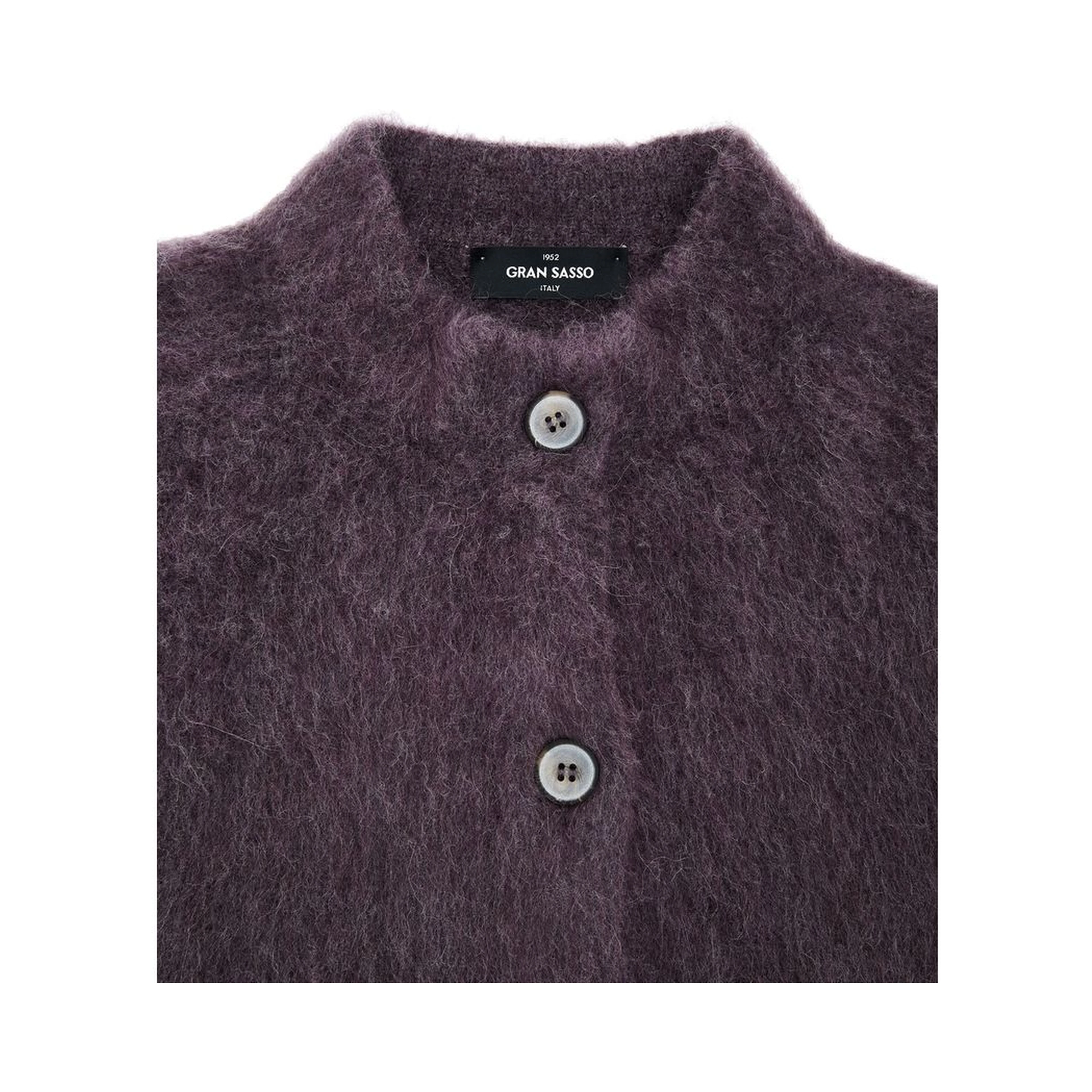 Bordeaux Wool Cardigan
