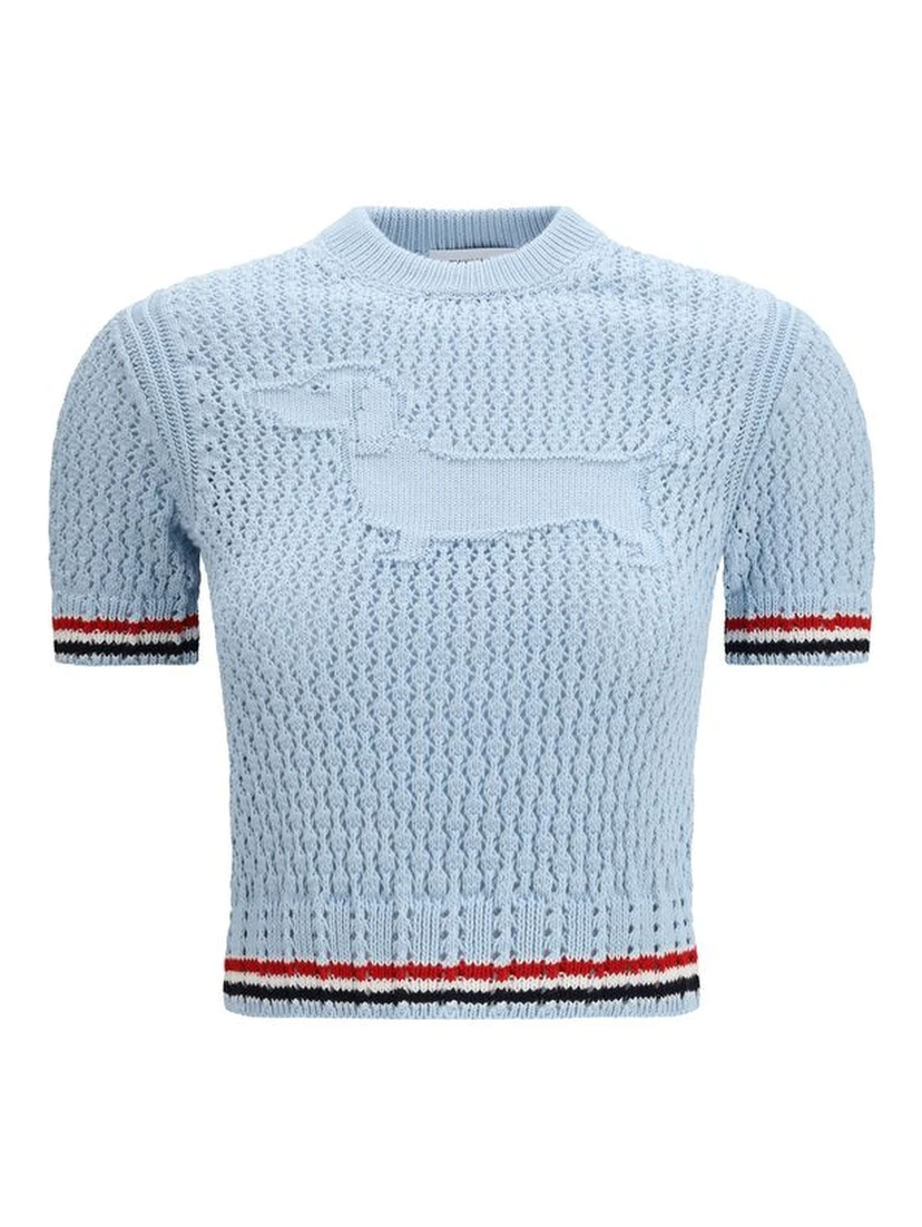 تيشيرت قطني أزرق