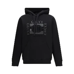 Black Cotton Sweatshirt