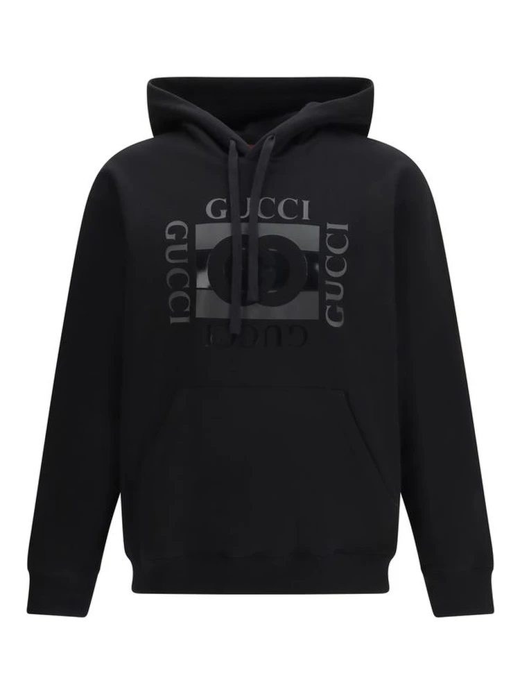 Black Cotton Sweatshirt