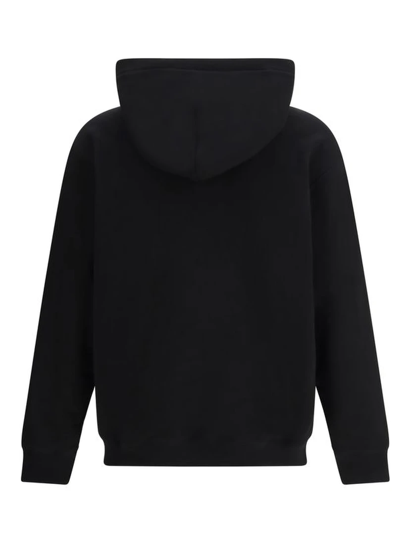 Black Cotton Sweatshirt