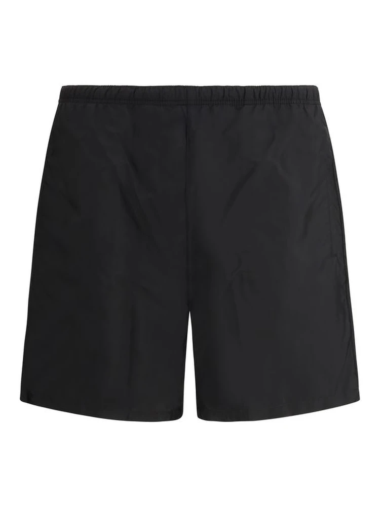 Black Recycled Polyamide Swim Shorts